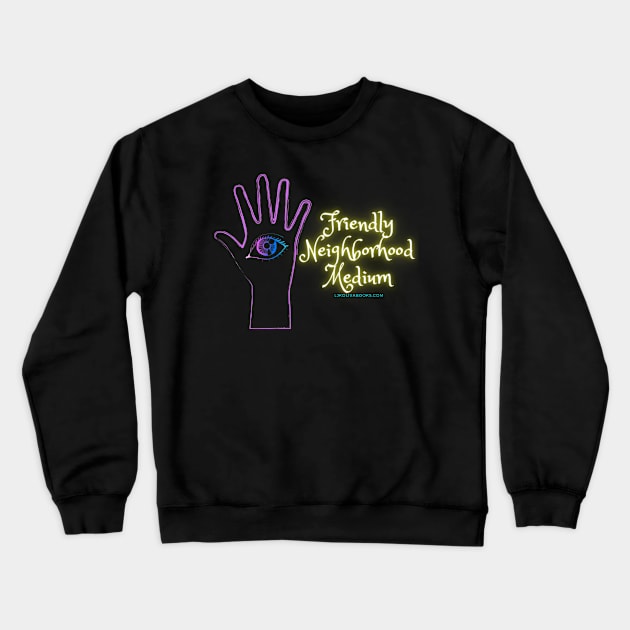 Friendly Neighborhood Medium Crewneck Sweatshirt by LJK Oliva Books